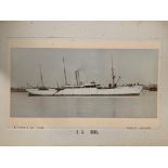 R.M.S. TITANIC - THE SAMUEL ALFRED SMITH ARCHIVE: F.C. Gould & Son photograph of the S.S. Minia.