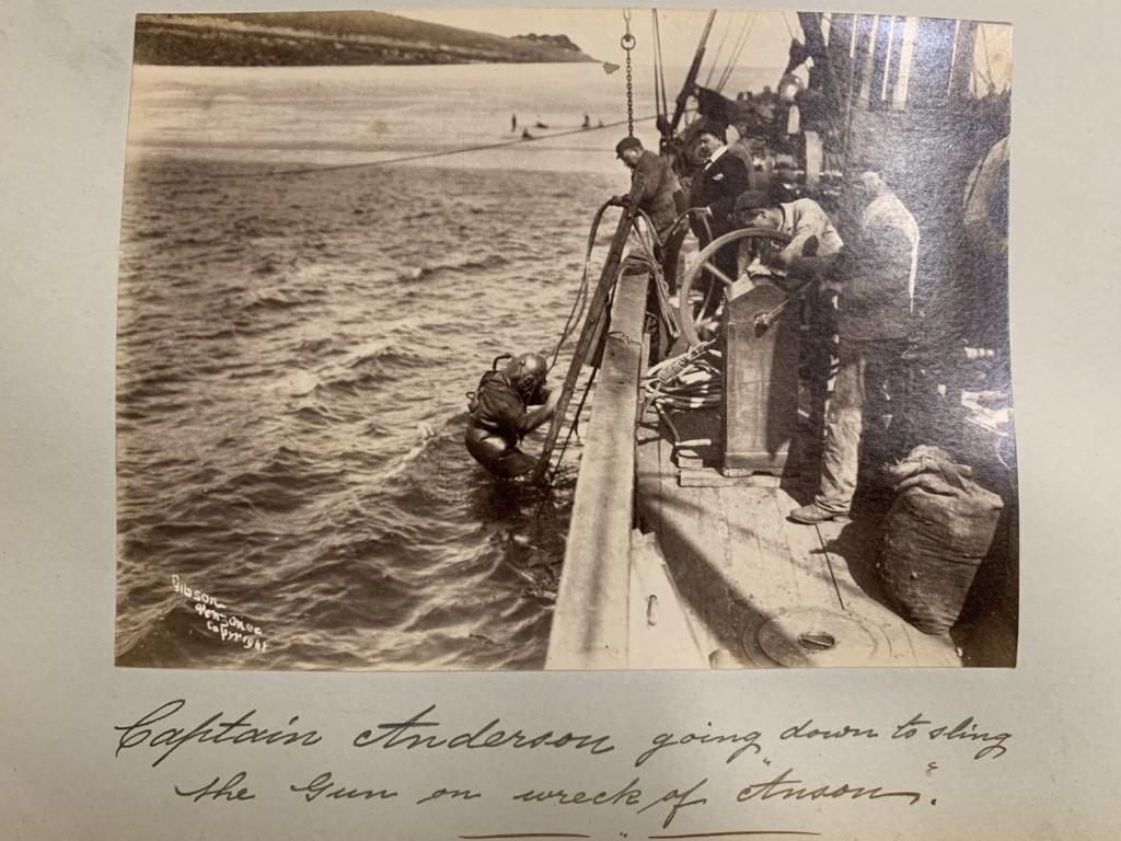 R.M.S. TITANIC - GEORGE BOWYER ARCHIVE: A pair of albums of original photographs of shipwrecks on - Image 6 of 6