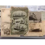 WHITE STAR LINE: Extremely rare 19th century passenger list for the S.S. Adriatic 28th August