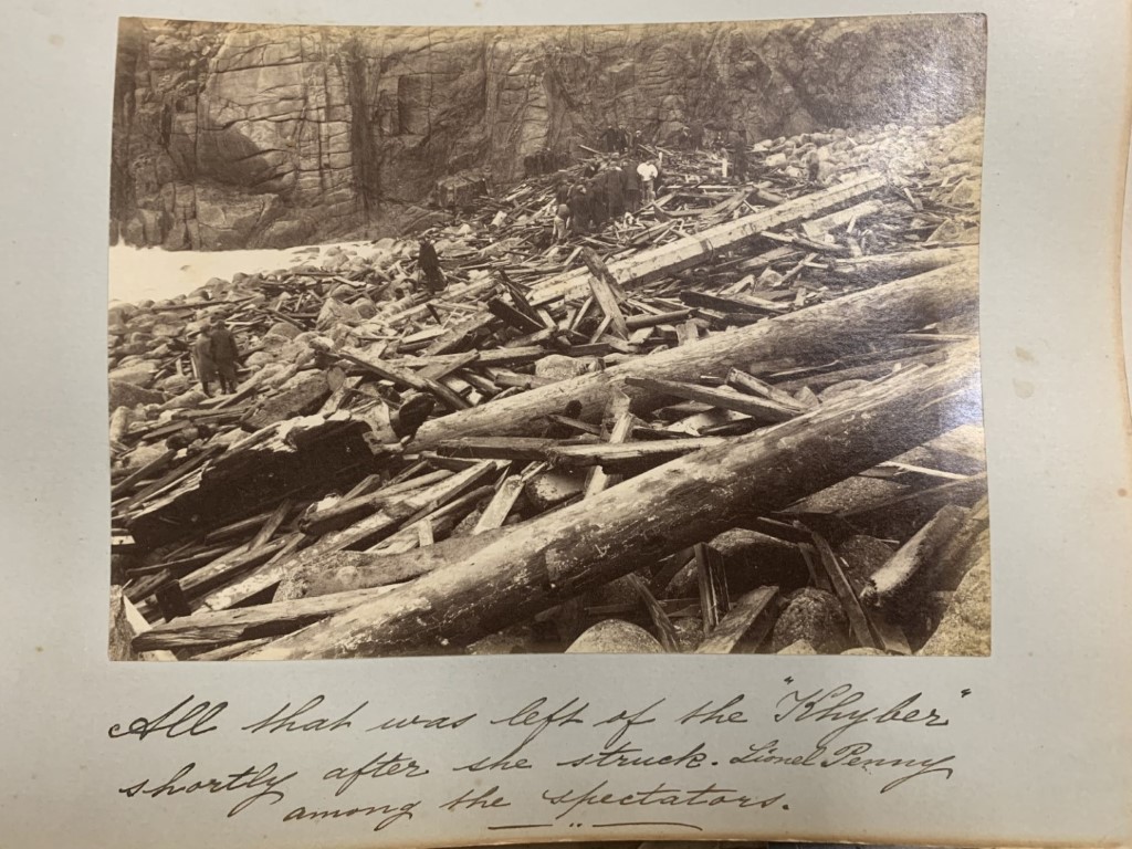 R.M.S. TITANIC - GEORGE BOWYER ARCHIVE: A pair of albums of original photographs of shipwrecks on - Image 3 of 6