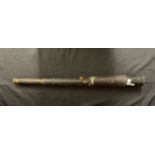WHITE STAR LINE: Late 19th century four division telescope with period engraving White Star Line.