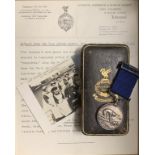 R.M.S. TITANIC: Extremely rare Liverpool shipwreck and Humane Society silver medal awarded to Evan