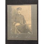 R.M.S. TITANIC - THE SAMUEL ALFRED SMITH ARCHIVE: Rare photograph of the Captain of Minia during the