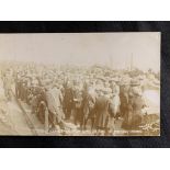 R.M.S. TITANIC: Rare, real photo postcard of Titanic Parade in Brighton April 28th 1912.