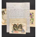 R.M.S. TITANIC - THE SAMUEL ALFRED SMITH ARCHIVE: Handwritten letter by Sam Smith to his wife Lill