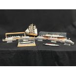 WHITE STAR LINE- BRIAN TICEHURST COLLECTION: A selection of liner related models (1 Box).