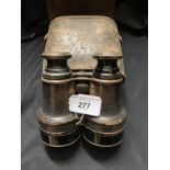 R.M.S. TITANIC - THE SAMUEL ALFRED SMITH ARCHIVE: Personally owned set of binoculars in case of