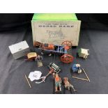 Toys: W. Britain 'Home Farm Series'. Hollow casts Horse Rake and Driver No. 8F, boxed. Plus