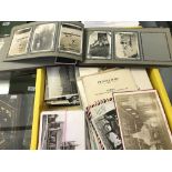 Photographs & Postcards: Two photograph albums plus a selection of loose photographs, 19th cent. And