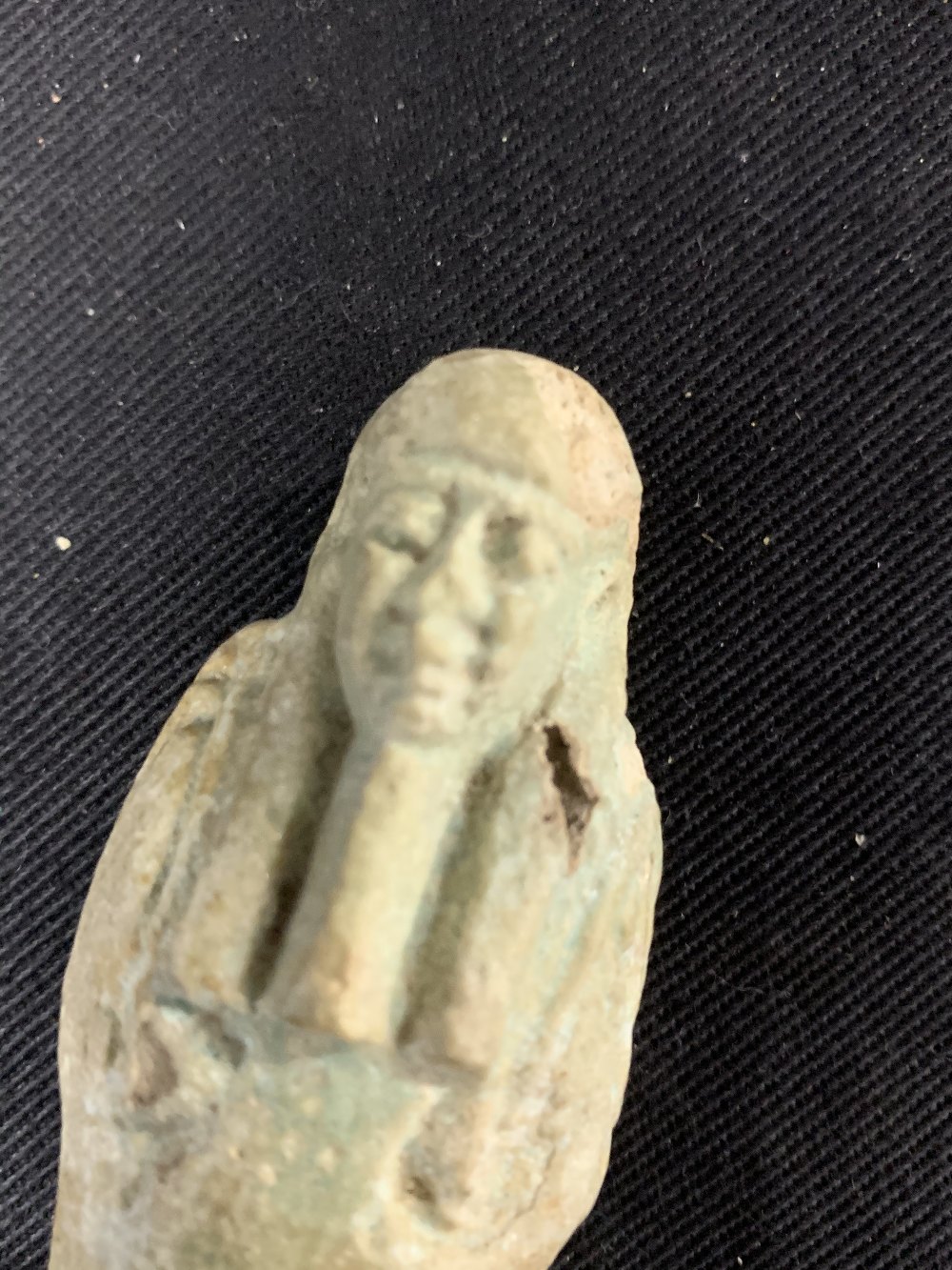 Antiquities: Property of a Gentleman: Ancient Egyptian treen shabti believed New Kingdom, bearing an - Image 7 of 10