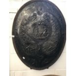 Great Exhibition: 'The Milton Shield' by Elkington & Company. This large electroplated plaque is