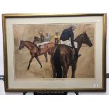 Limited Edition Signed Prints: Horse racing, 608/1500, Henry Koehler, 'Warwickshire Steeplechase