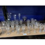 Glassware: The Bob Gray Collection of 18th, 19th century and later glassware. Numerous examples from