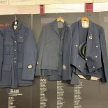 Militaria: RAF uniforms, includes No. 1 Dress, Mess Dress x 2, together with a pair of miniature