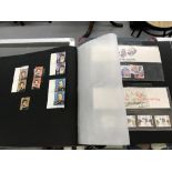 Stamps: 1970s - 1980s Album containing a large quantity of first day covers, mint unused stamps