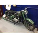 Classic Motorcycles: 1953 B.S.A. A7 star twin 500cc. motorbike. Reg. number M.R.V. 988, sold as seen