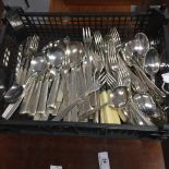 Flatware: Silver plated by Viners consisting of fish knives & fork x 6, knives x 10, forks x 11,