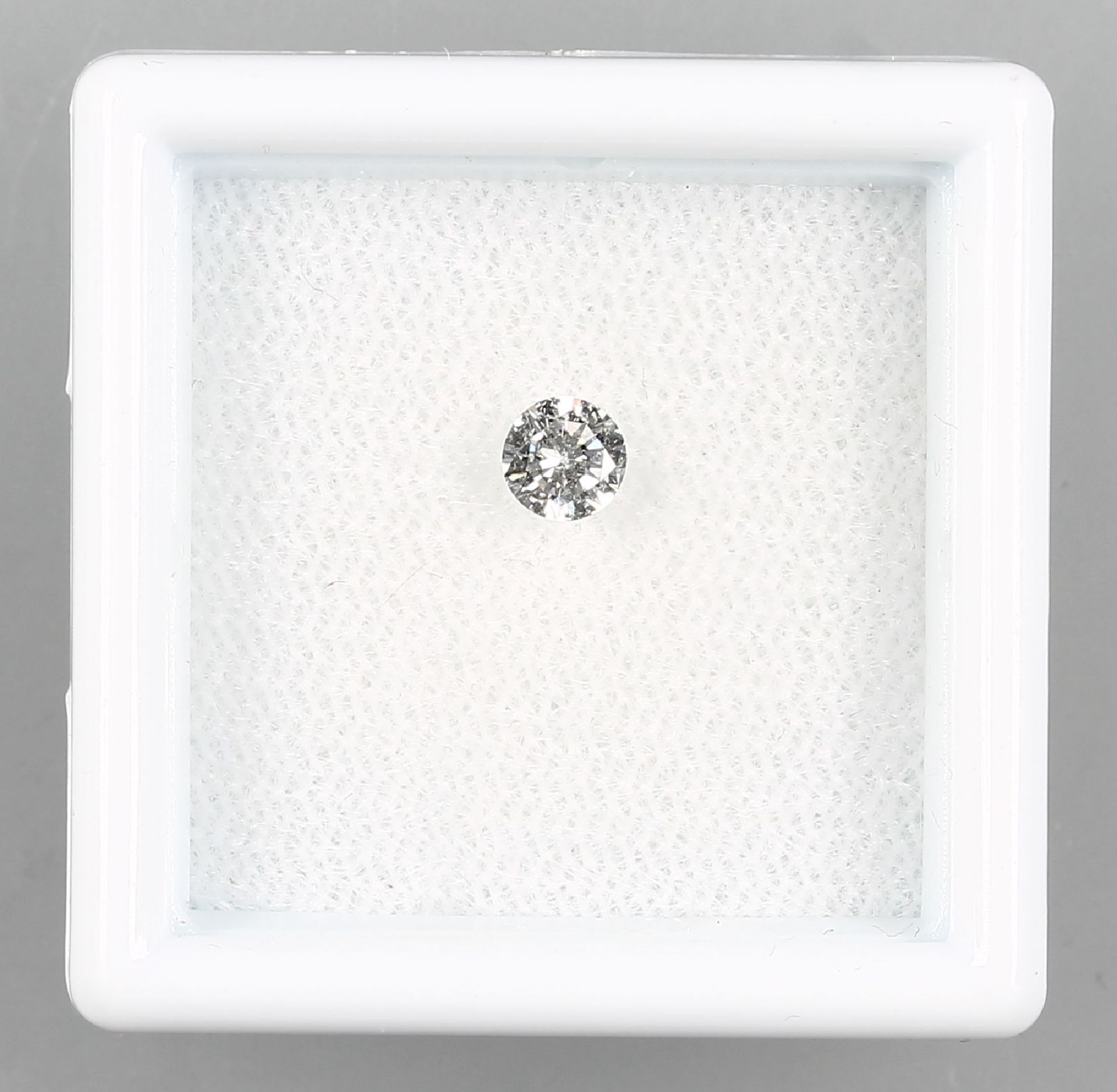 Loser Brillant, ca. 0.19 ct Weiß/p Schätzpreis: 250, - EURLoose brilliant approx. 0.19 ct