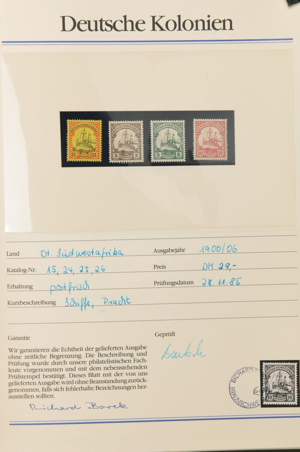 Zwei Alben Briefmarken, Deutsches Reich 1871-1945 und Deutsche Kolonien,
