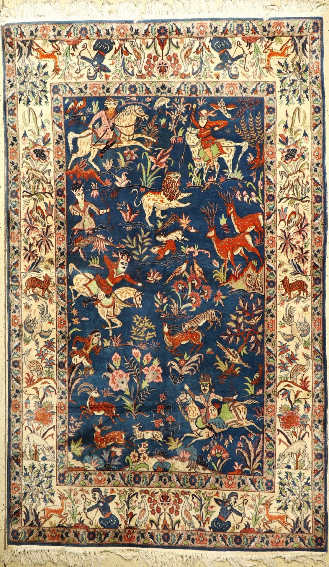 Lahor, Persien, ca. 60 Jahre, Wolle auf Baumwolle, ca. 256 x 156 cm, EHZ: 2-3Lahore Rug (The