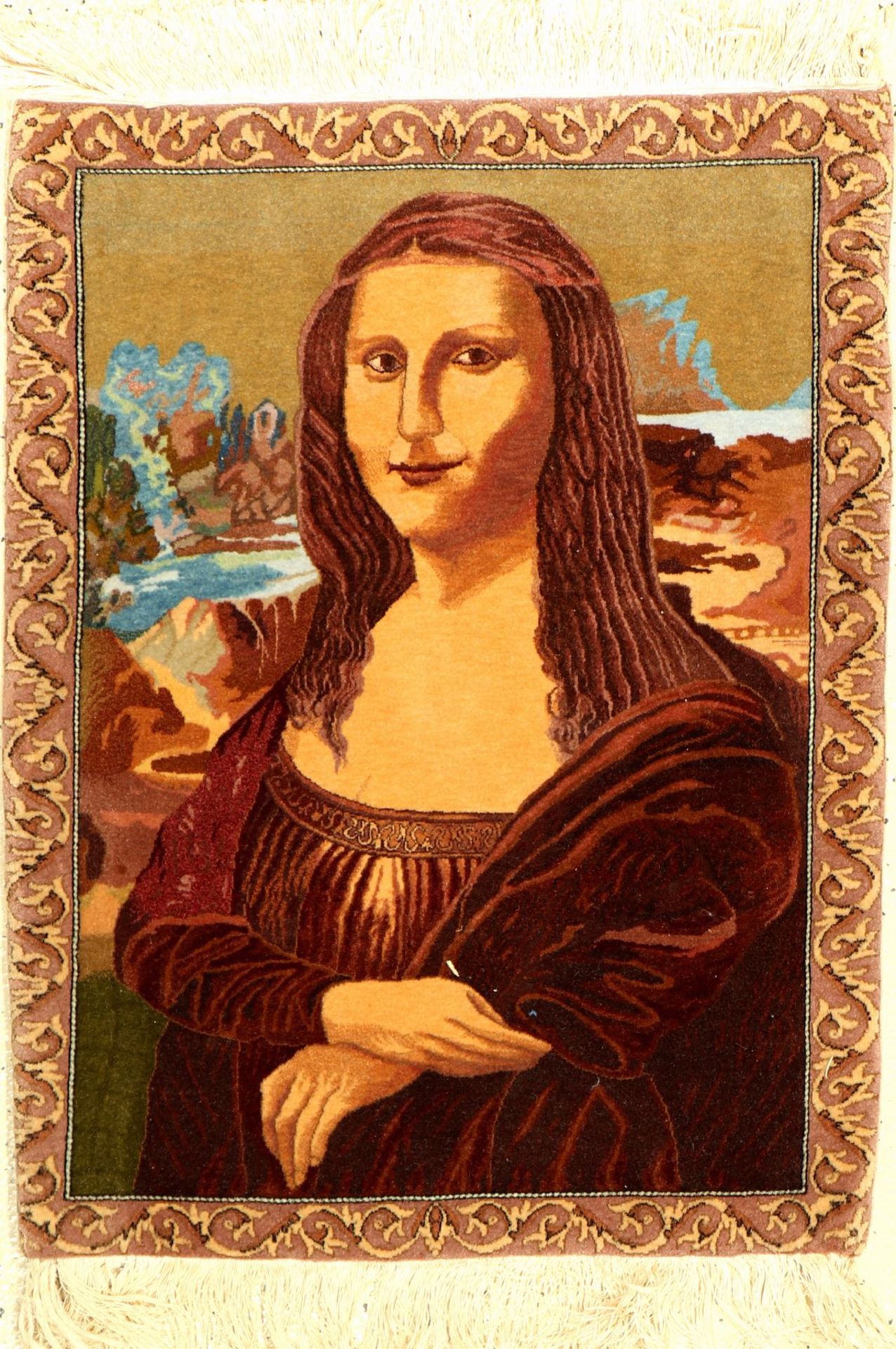 Täbriz "Mona Lisa" sehr fein, Persien, ca. 50 Jahre, Korkwolle, ca. 73 x 56 cm, EHZ: 2.