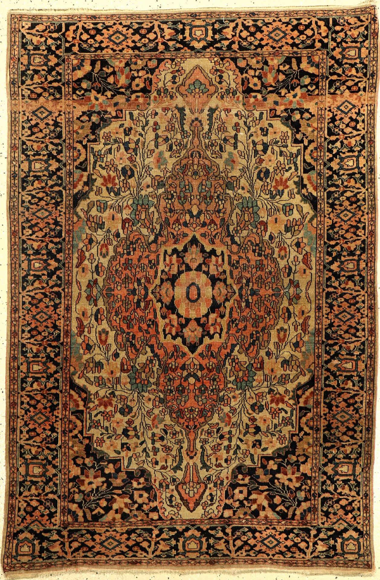 Farahan antik, Persien, um 1890, Wolle auf Baumwolle, ca. 150 x 101 cm, EHZ: 3Farahan Rug, Persia,