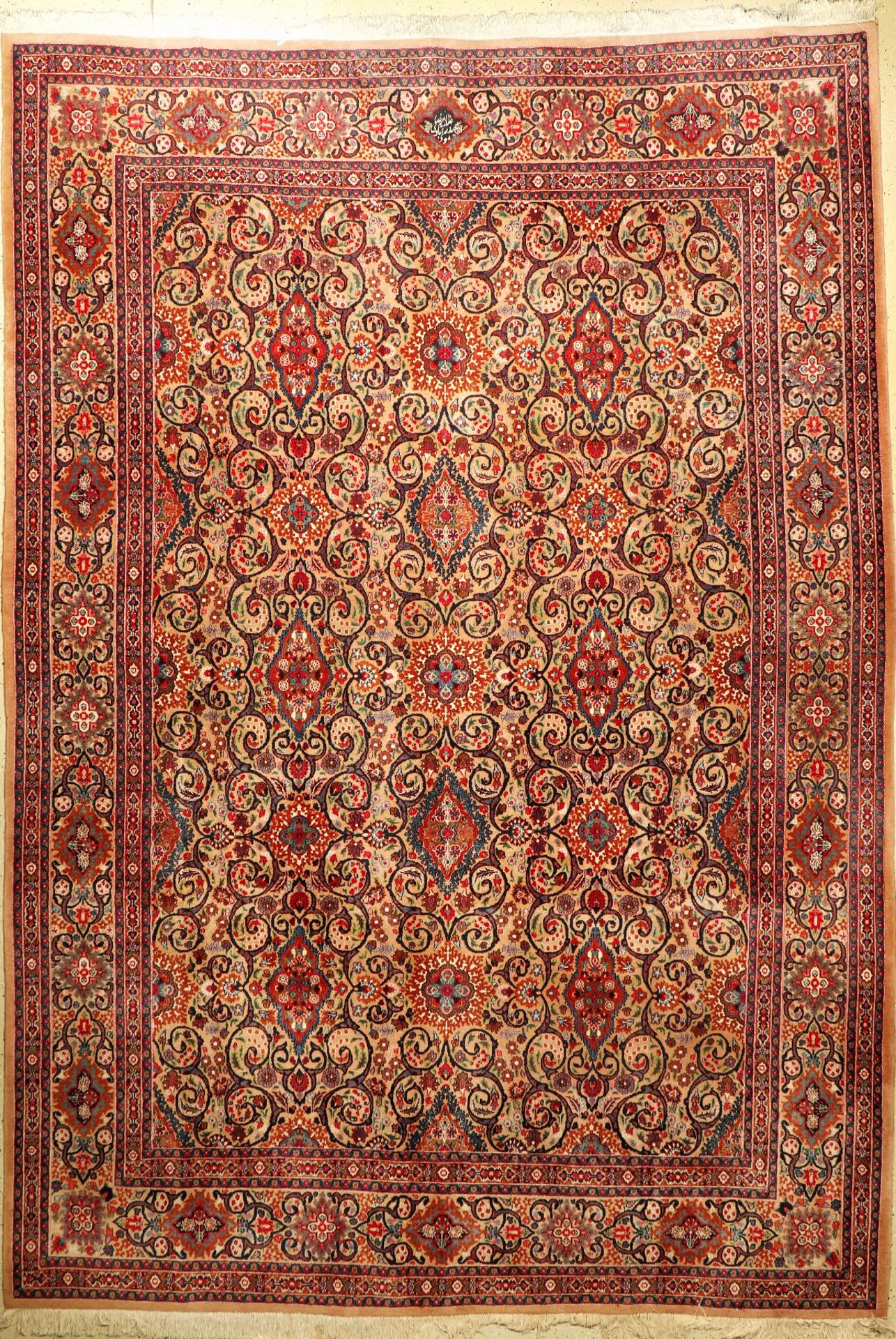 Moud fein, Persien, 50 Jahre, Wolle auf Baumwolle, ca. 386 x 268 cm,EHZ: 2Moud Carpet, Persia, circa