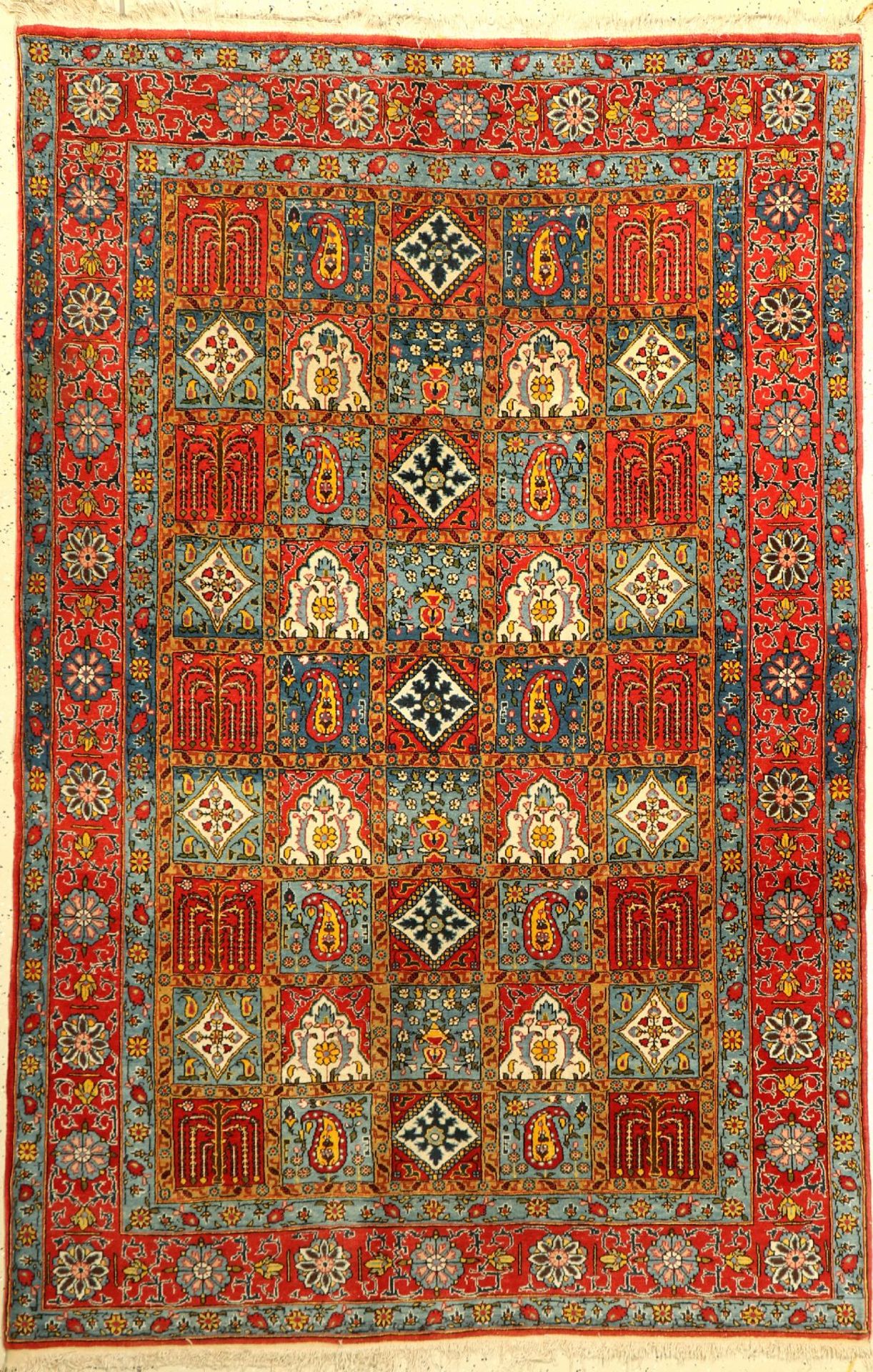 Ghom Kork, Persien, ca. 60 Jahre, Korkwolle, ca. 211 x 139 cm, EHZ: 2-3Kurk Qum Rug, Persia, circa