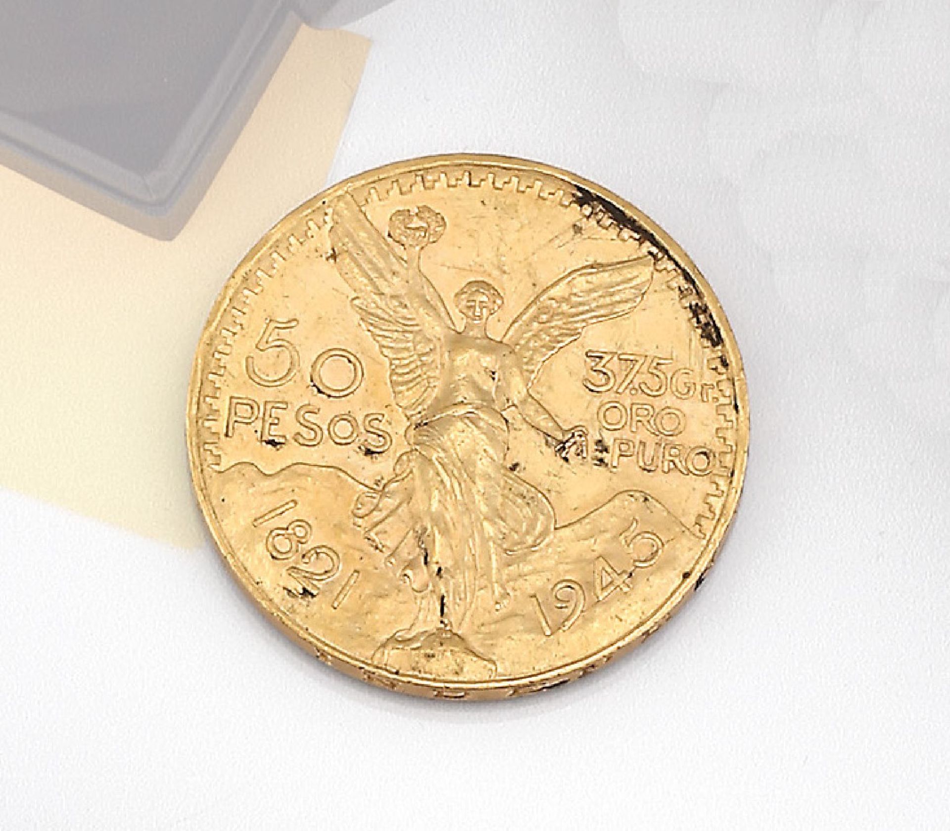 Goldmünze, 50 Pesos, Mexiko, 1945, Estados unidos mexicanos, 37.5 gr oro puroGold coin, 50 Pesos,