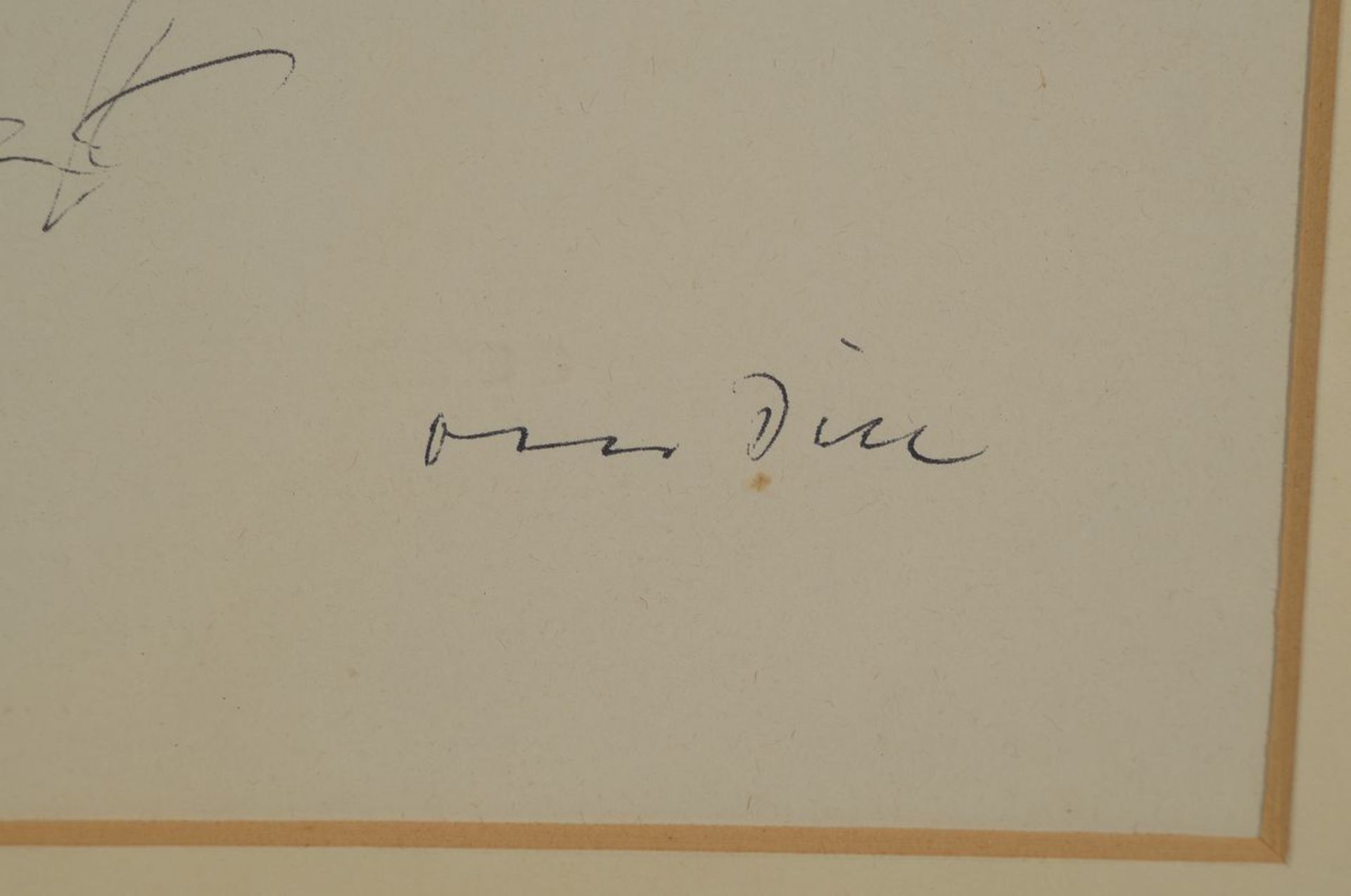 Otto Dill, 1884 Neustadt - 1957 Bad Dürkheim, Anschleichende Löwin, Tuschezeichnung, signiert, ca. - Bild 2 aus 3
