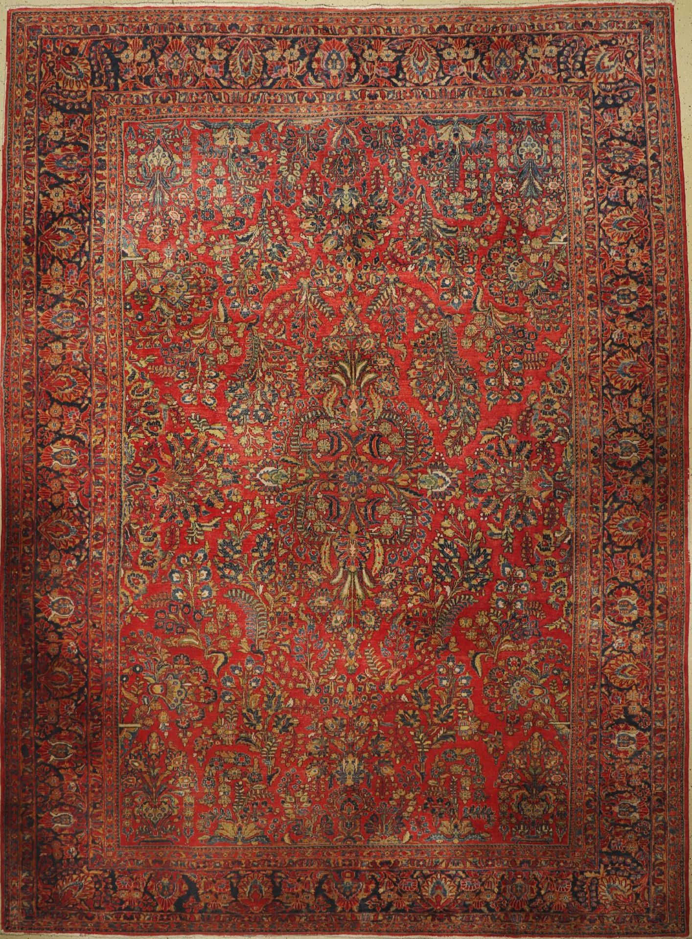 Sarogh US-Re Import, Persien, um 1900, Wolle auf Baumwolle, ca. 417 x 306 cm, EHZ: 2-3Saruk US