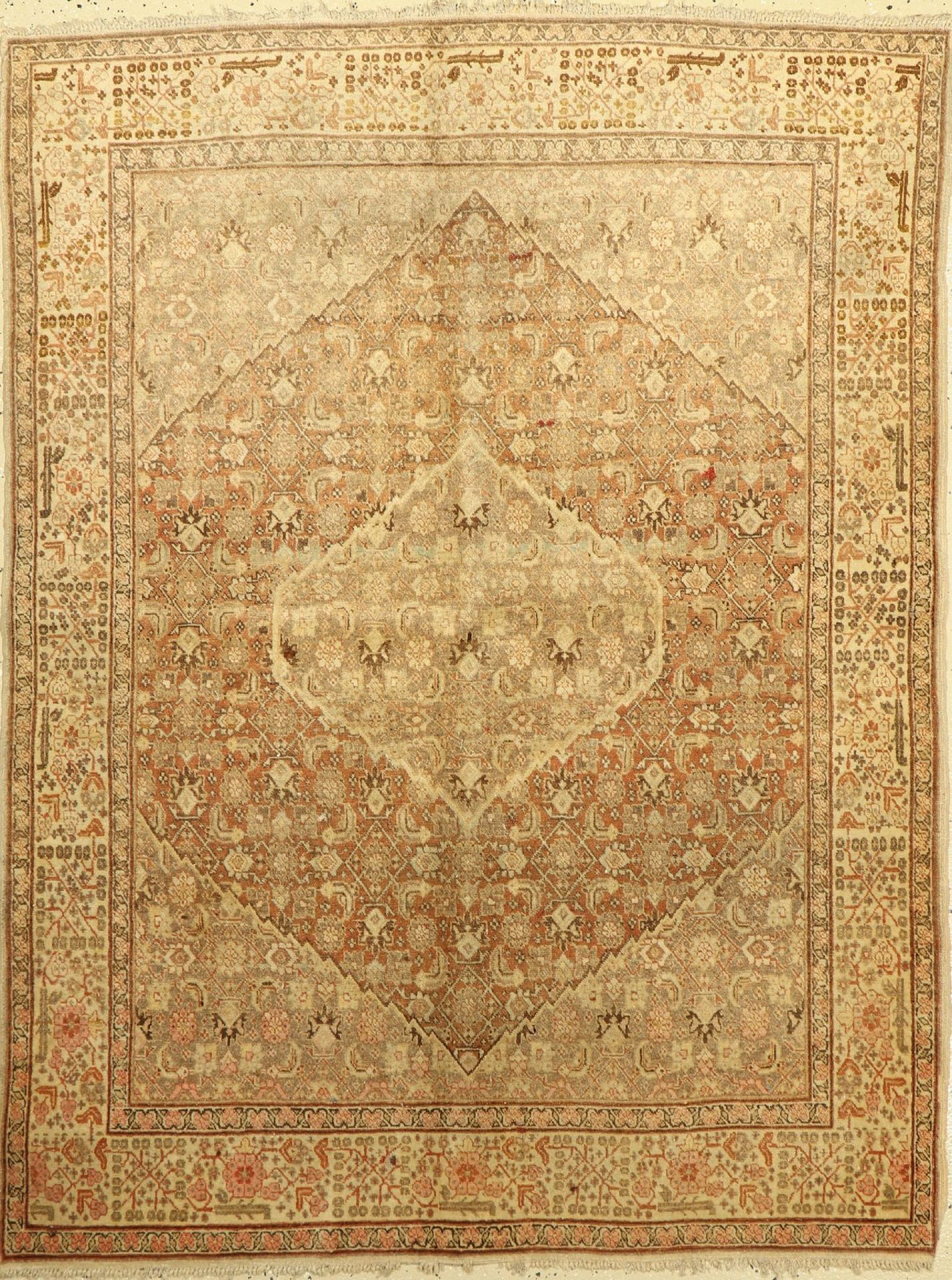 Tabriz antik, Persien, um 1900, Wolle auf Baumwolle, ca. 167 x 126 cm, EHZ: 3Tabriz Rug, Persia,