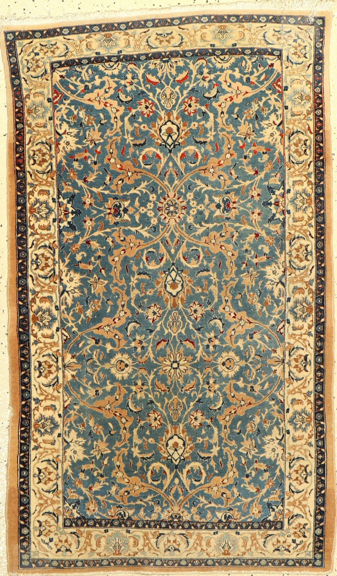 Nain alt fein, Persien, ca. 40 Jahre, Korkwolle mit Seide, ca. 121 x 73 cm, EHZ: 4Nain Rug,