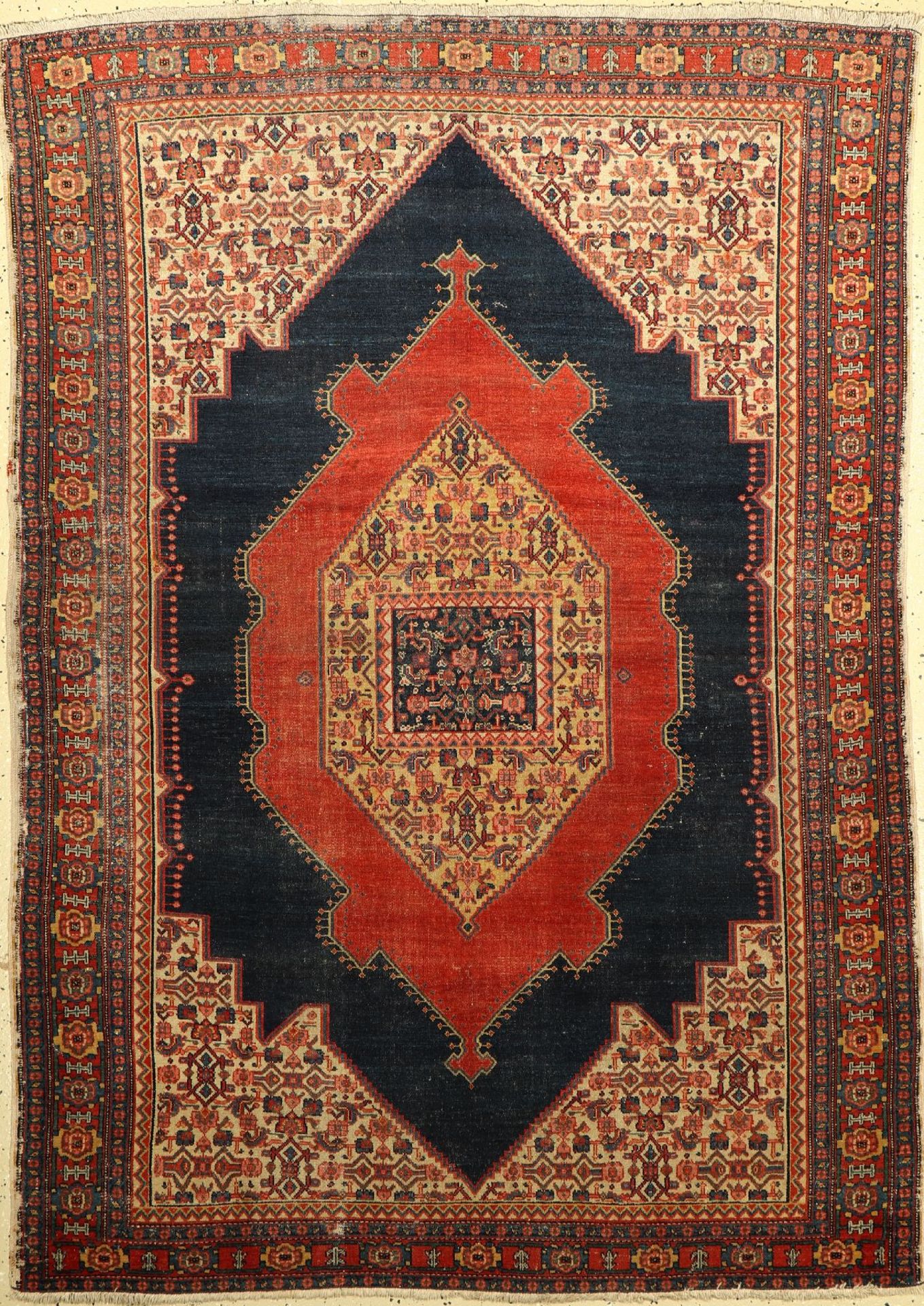 Senneh antik, Persien, um 1900, Wolle auf Baumwolle, ca. 195 x 140 cm, EHZ: 4Senneh Rug, Persia,