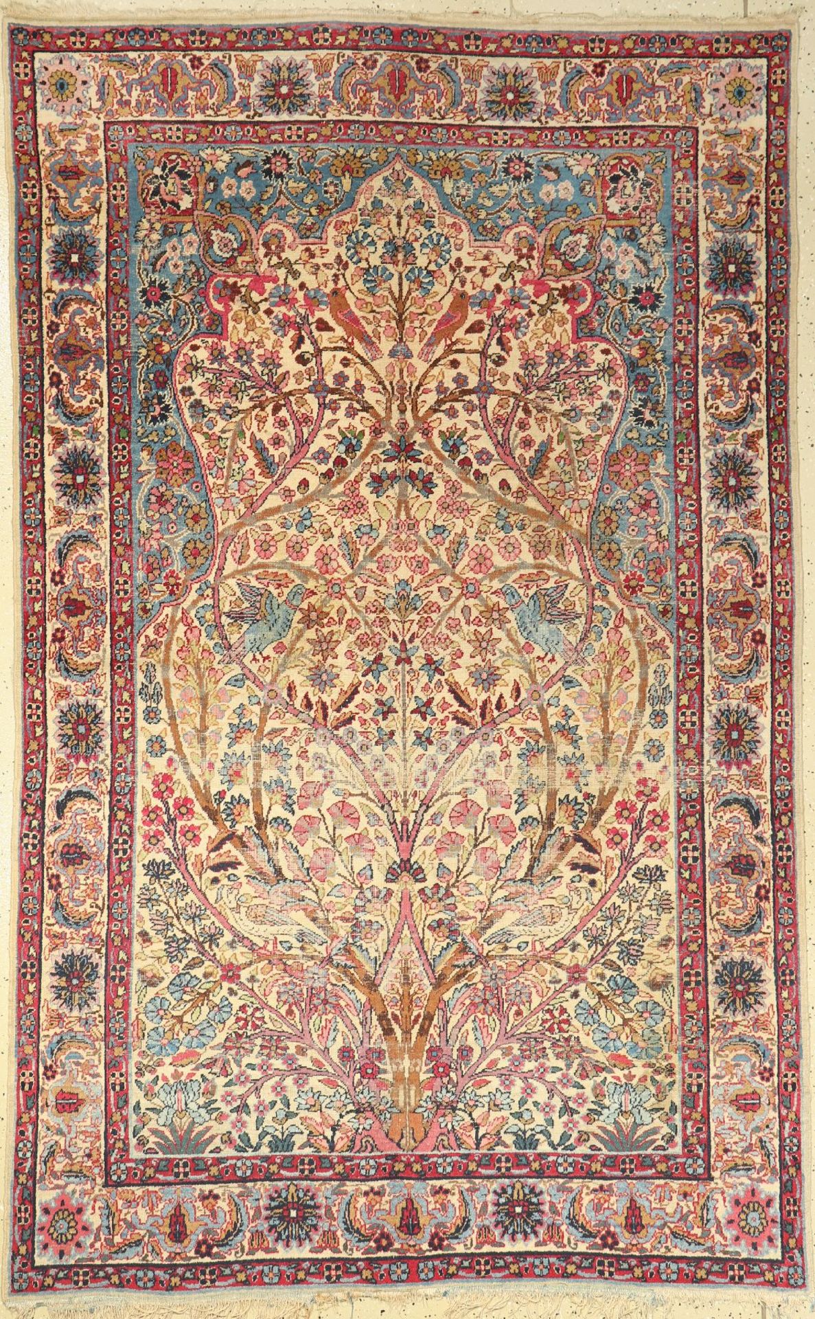 Yazd alt, Persien, ca. 60 Jahre, Wolle auf Baumwolle, ca. 228 x 143 cm, EHZ: 4Yazd Rug, Persia,