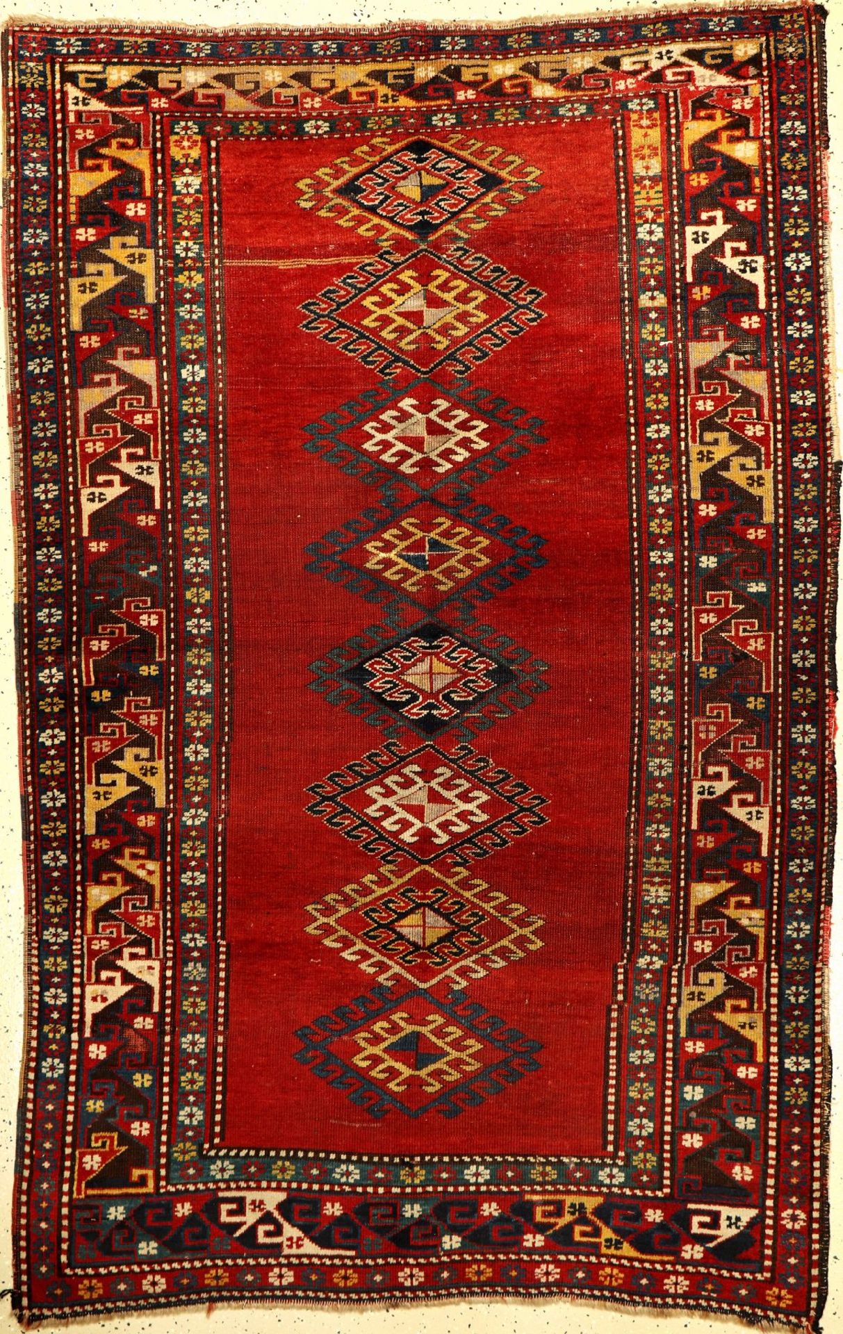 Kazak antik, Kaukasus, ende 19 Jhd., Wolle auf Wolle, ca. 203 x 130 cm, EHZ: 4Kazak Rug, Caucasus,