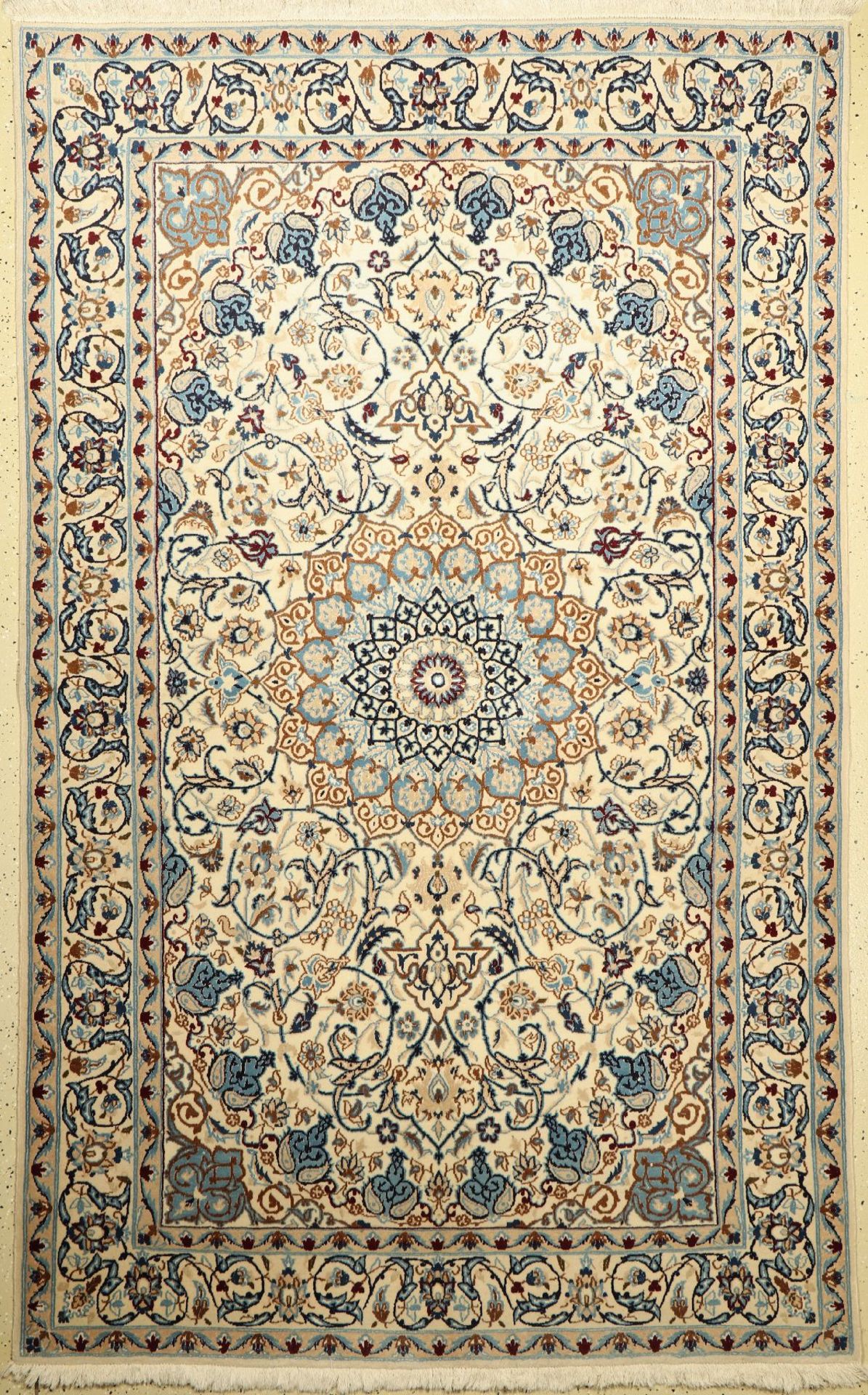 Nain, Persien, ca. 20 Jahre, Wolle mit Seide, ca. 256 x 160 cm, EHZ: 2Nain Rug, Persia, approx. 20