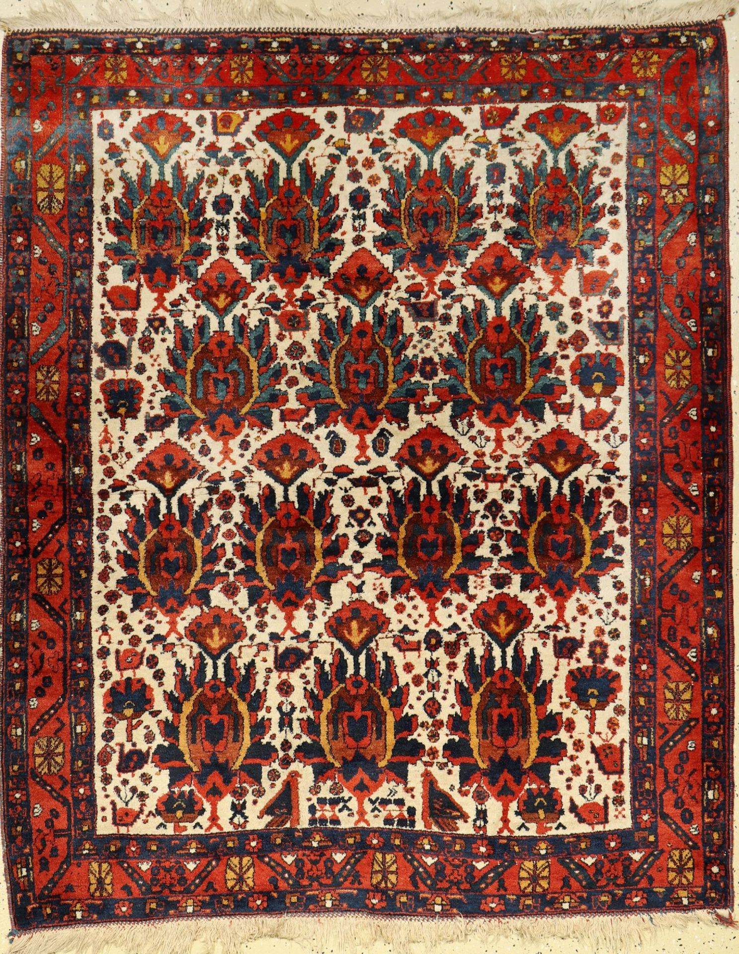Afschar alt, Persien, um 1940/50, Wolle aufBaumwolle, ca. 162 x 135 cm, EHZ: 2-3Afshar Rug,