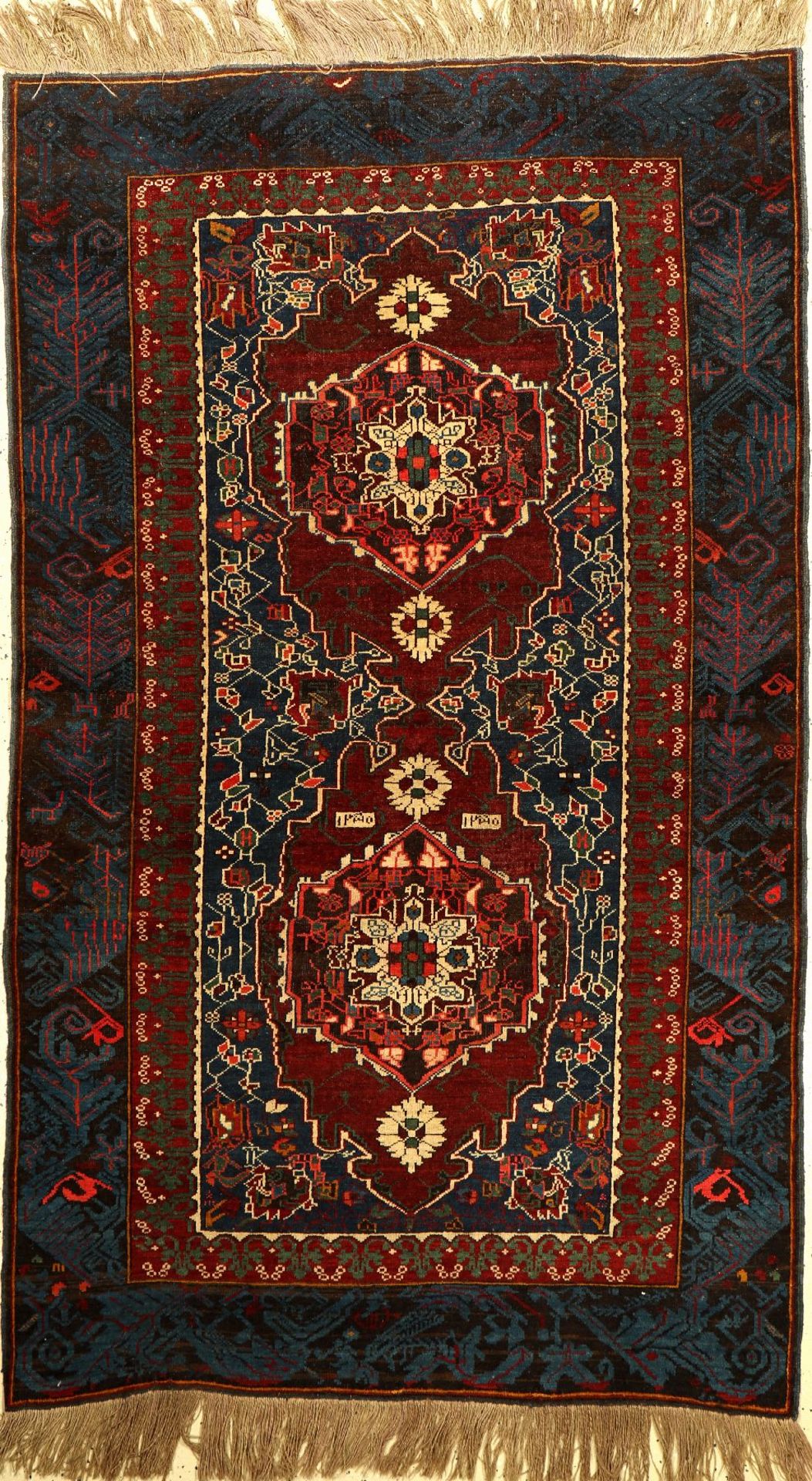 Eriwan alt, Kaukasus, Datiert 1359., Wolle auf Wolle, ca. 193 x 116 cm, EHZ: 2-3Yerevan Rug,