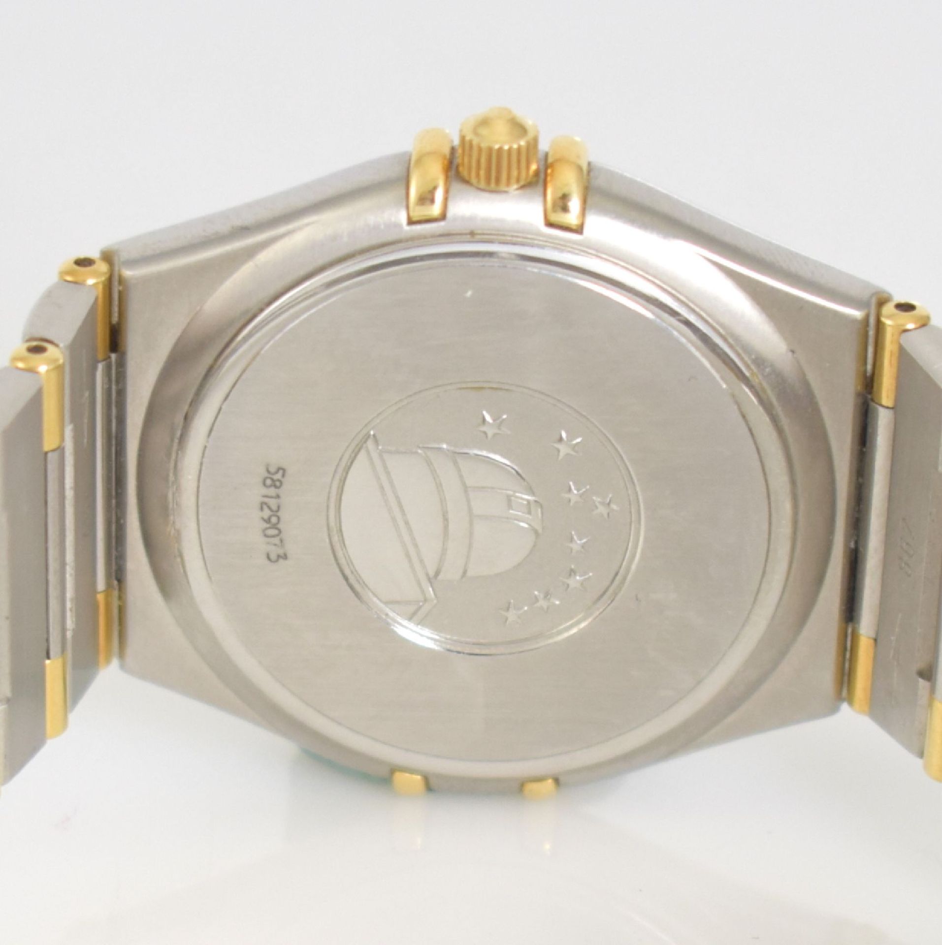 OMEGA Constellation Herrenarmbanduhr, Ref. 13123000, quarz, Edelstahl/Gold komb. Geh. inkl. - Bild 7 aus 8