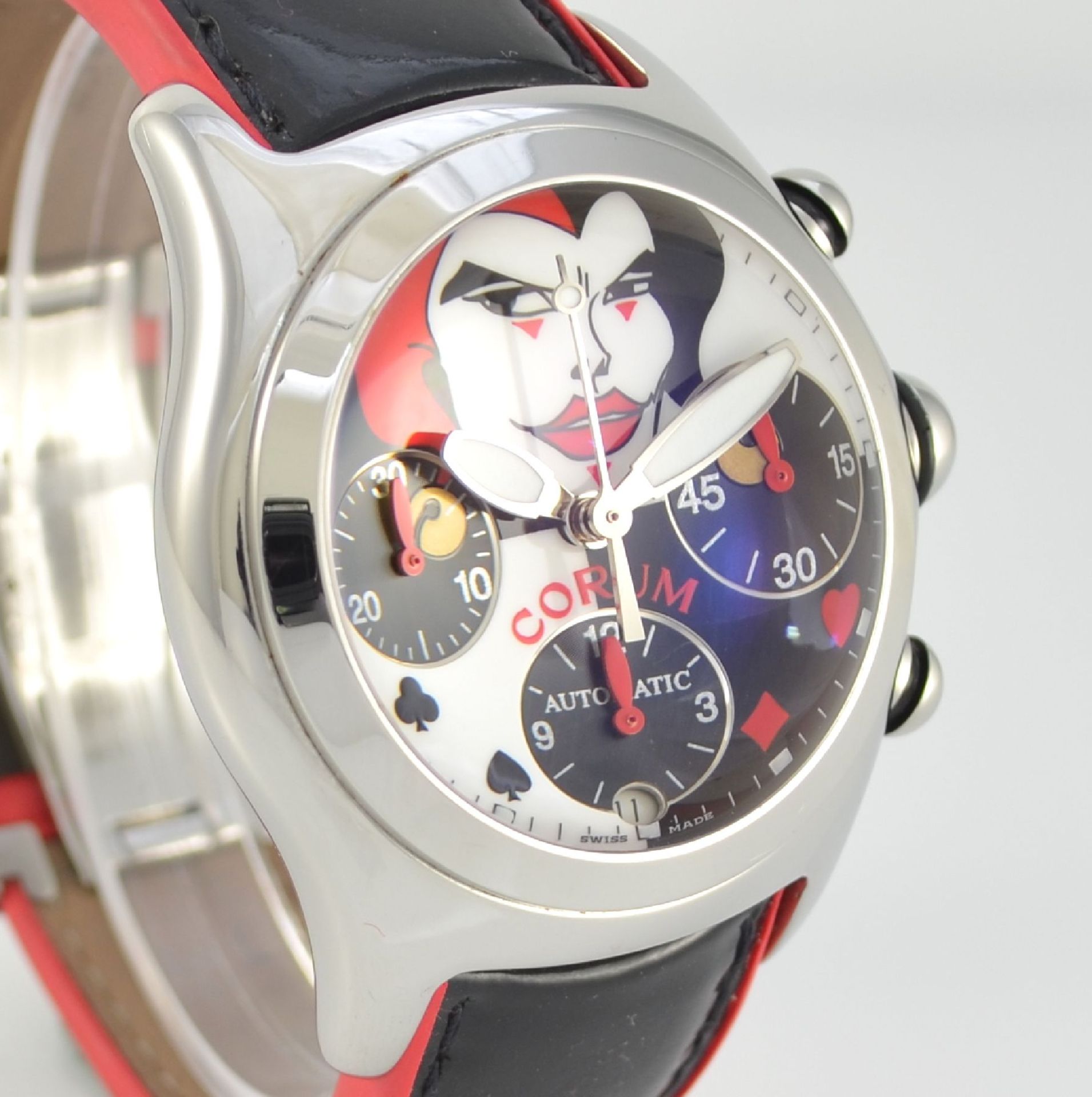 CORUM Armbandchonograph Modell Bubble Joker, Automatik, Ref. 285.240.20, ausverkauftes, auf weltweit - Bild 5 aus 8