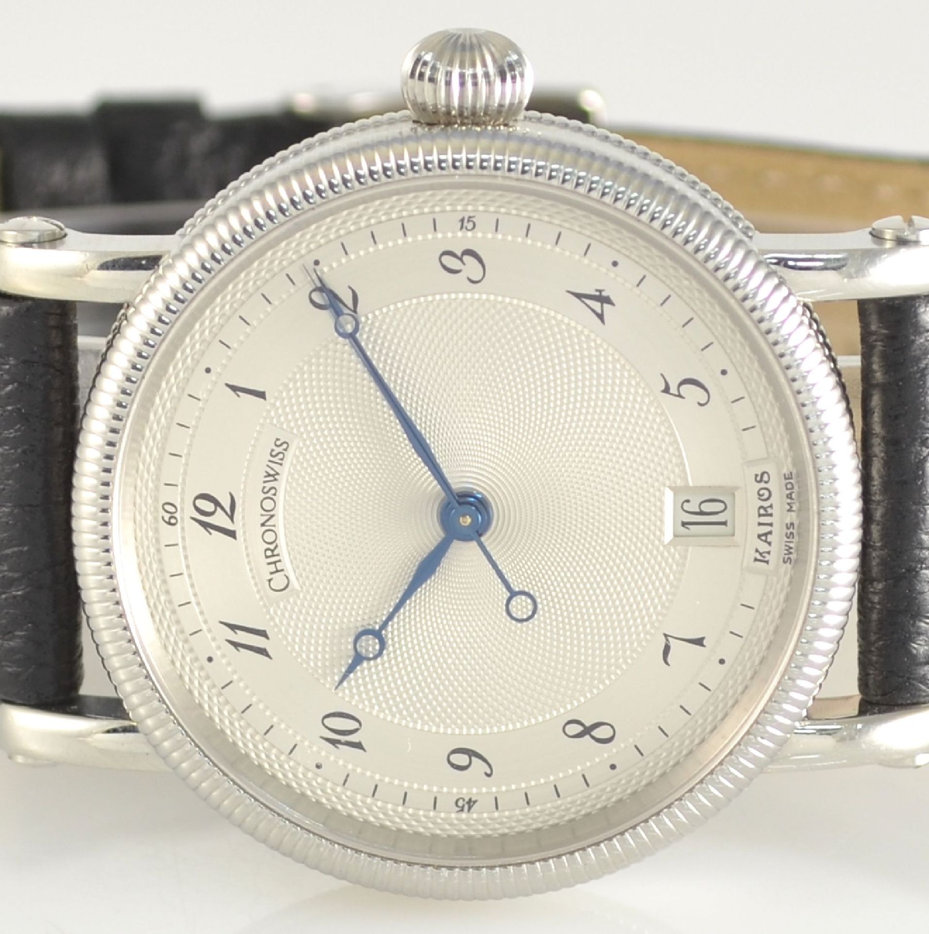 CHRONOSWISS Armbanduhr Serie Kairos, Schweiz um 1992, Automatik, Ref. CH 2823 M, beids. vergl. - Bild 2 aus 8