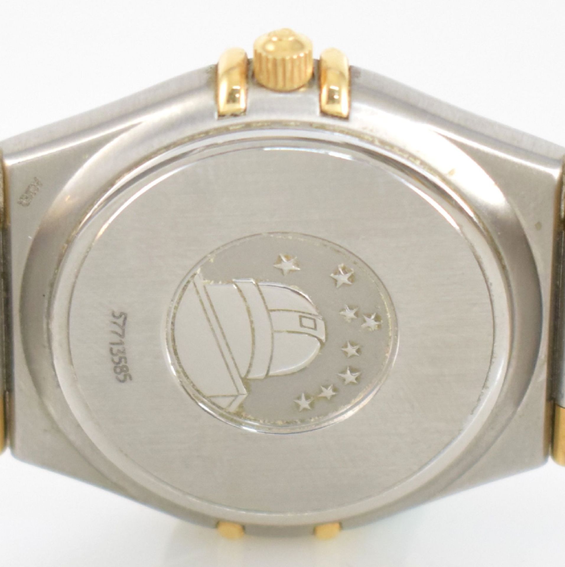 OMEGA Herrenarmbanduhr Serie Constellation, Schweiz um 2002, Ref. 396.1201, Edelstahl/Gold - Image 7 of 7