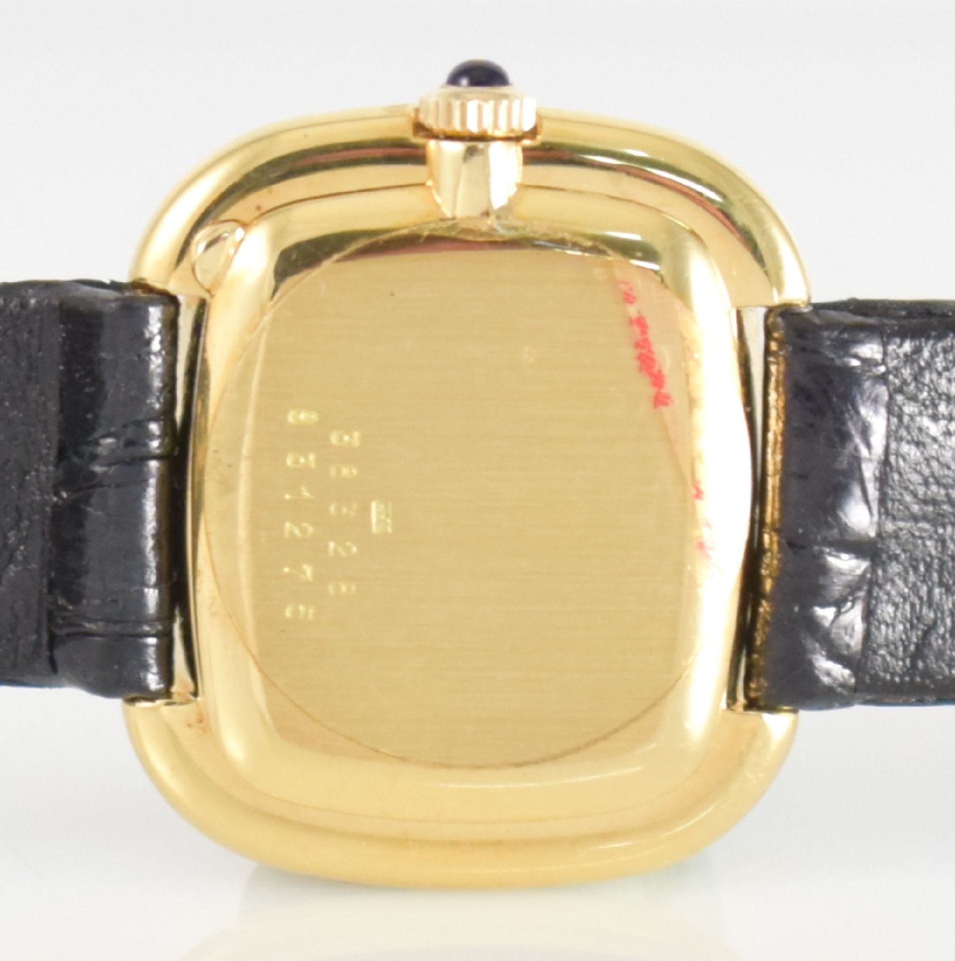 BAUME & MERCIER Damenarmbanduhr in GG 750/000, Schweiz um 1980, Handaufzug, 2-tlg. Geh., Boden - Bild 6 aus 9