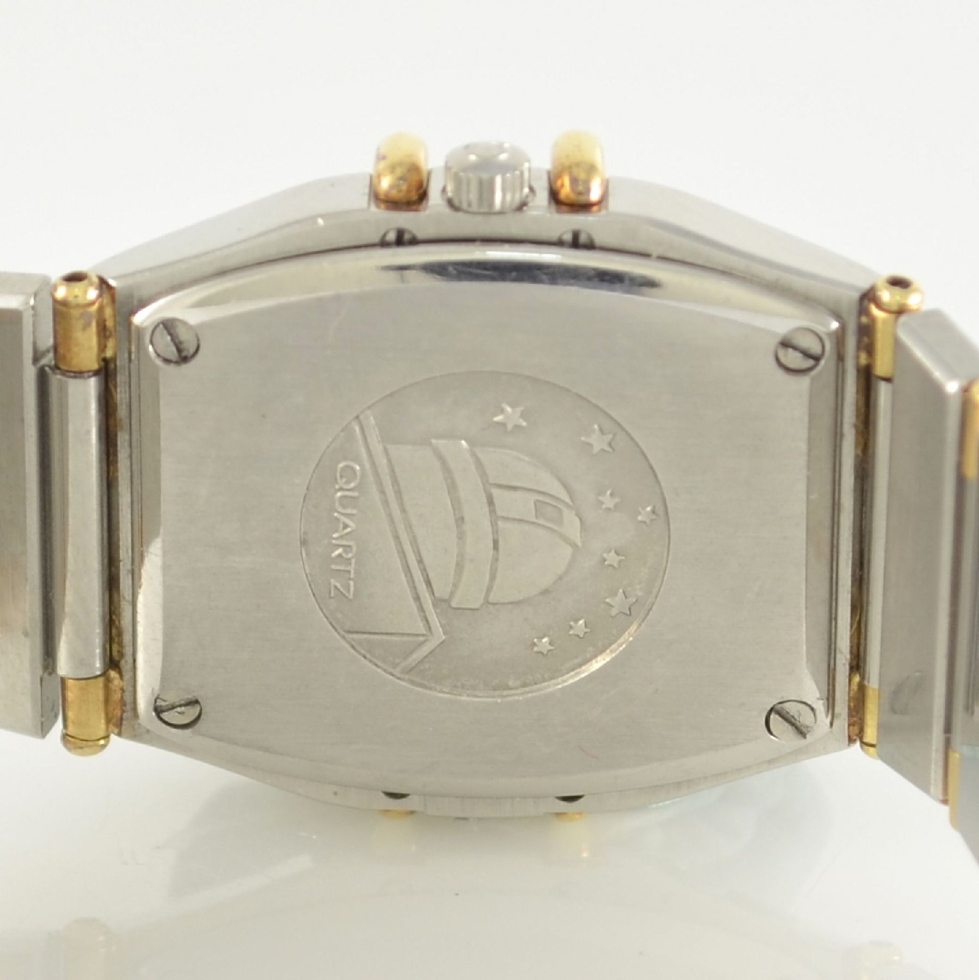 OMEGA Constellation Damenarmbanduhr, Schweiz um 1990, quarz, Edelstahlgeh. mit 4-fach verschr. - Bild 7 aus 7