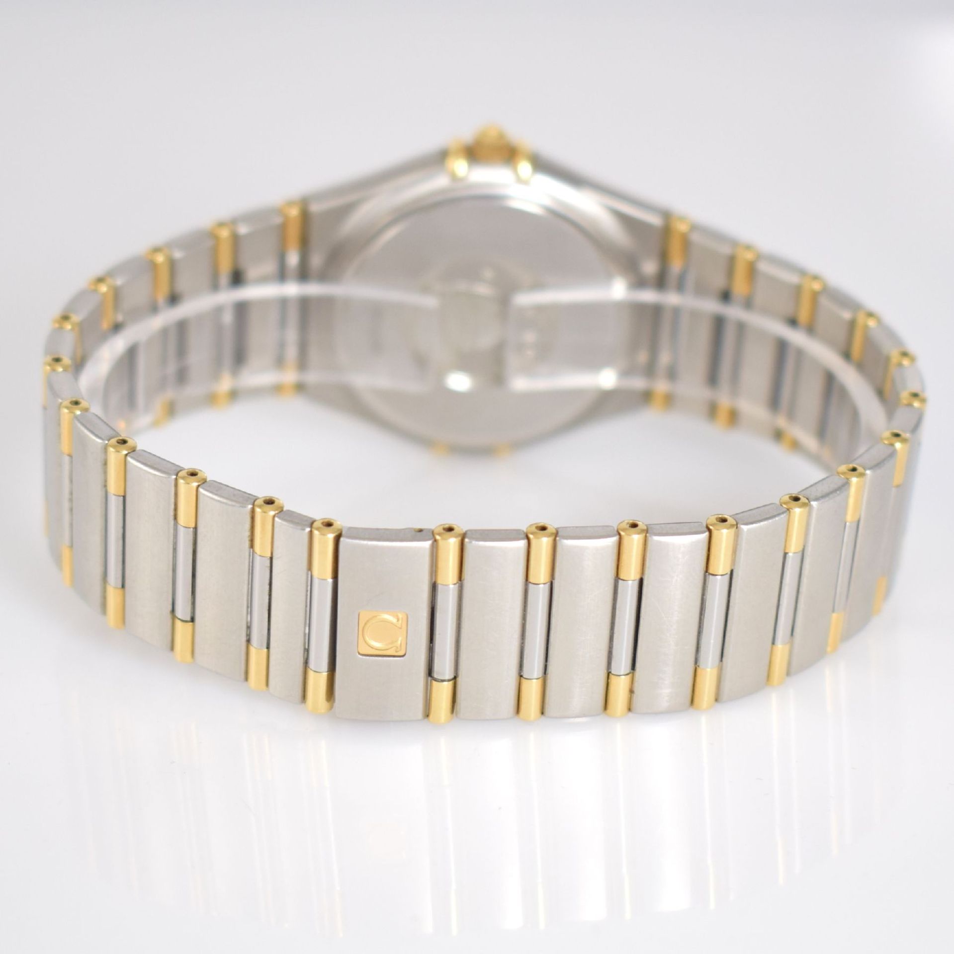 OMEGA Herrenarmbanduhr Serie Constellation, Schweiz um 2002, Ref. 396.1201, Edelstahl/Gold - Bild 6 aus 7