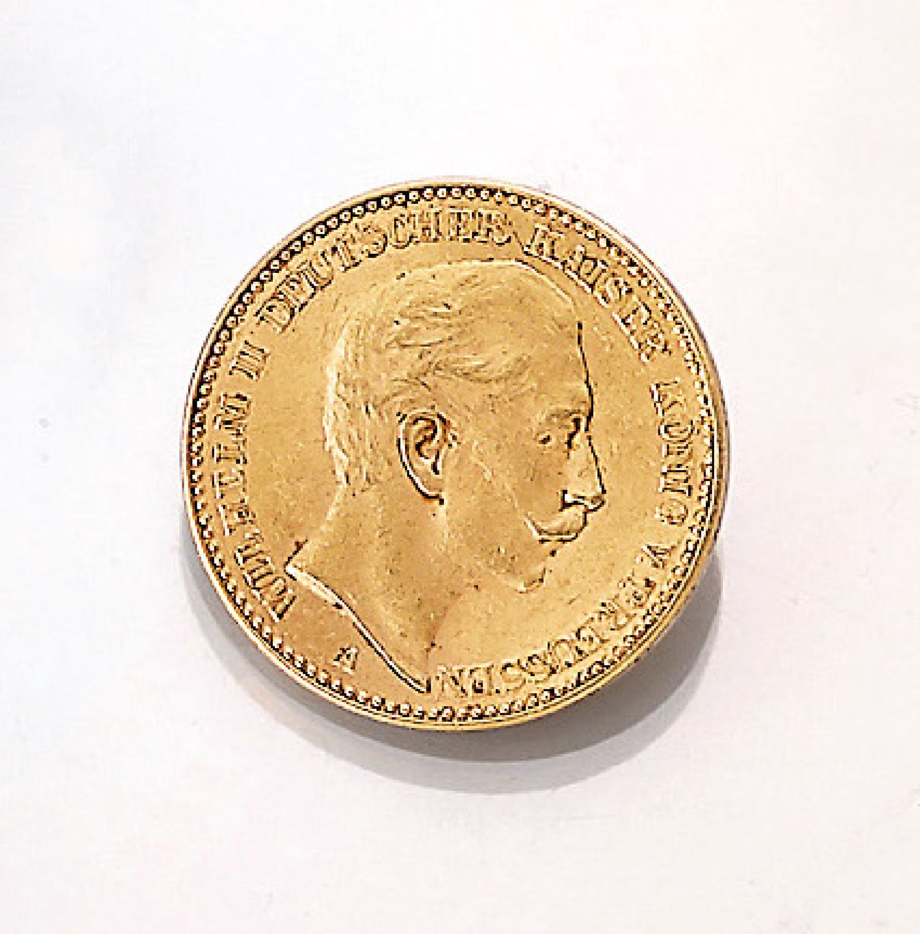 Goldmünze, 20 Mark, Deutsches Reich, 1911, Wilhelm II., Deutscher Kaiser, König von Preussen,