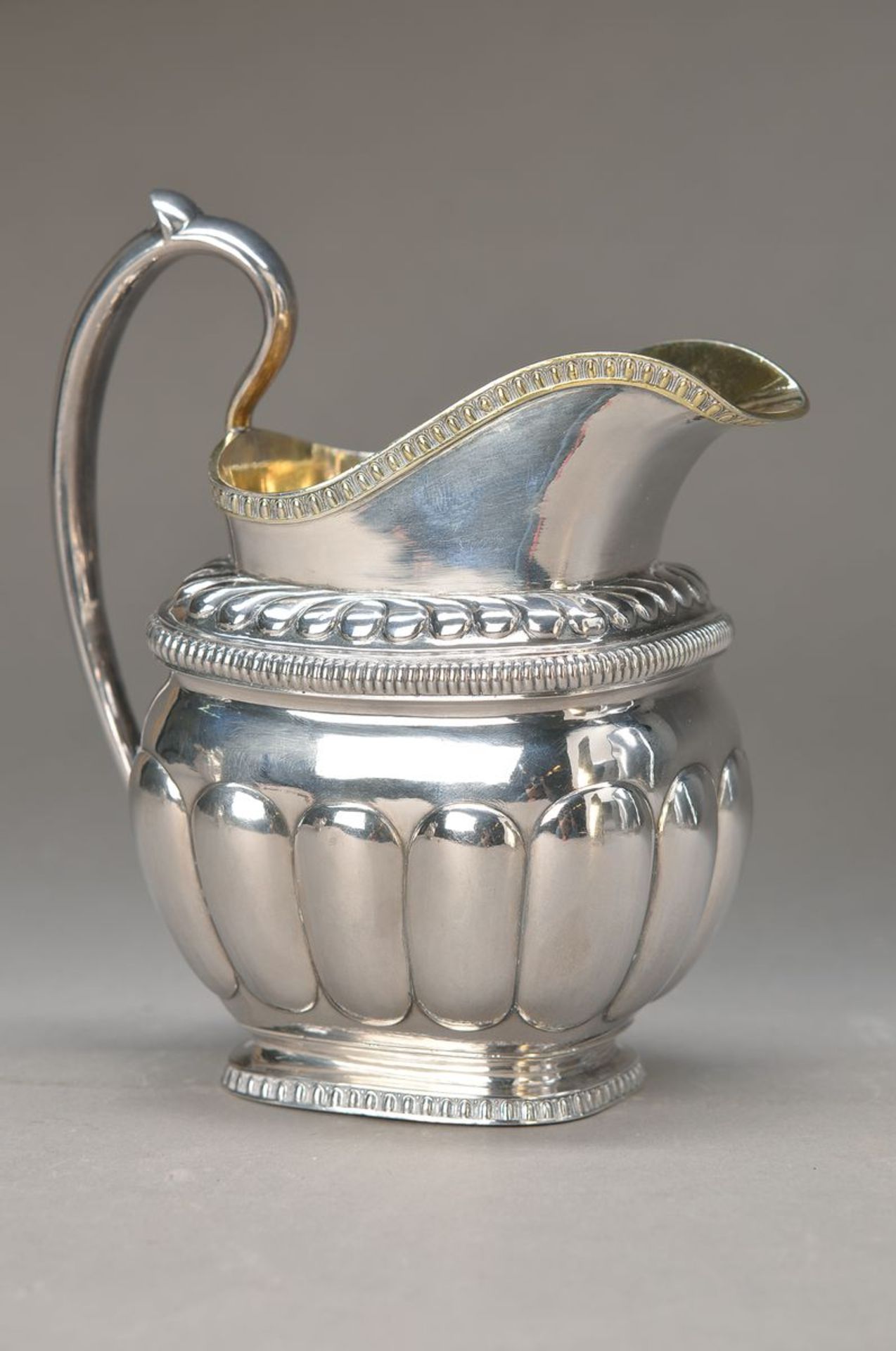 Kännchen, St. Petersburg, 1826, 84er Silber, Meistermarke Savaref, klassizistisch, H. ca. 16cm,