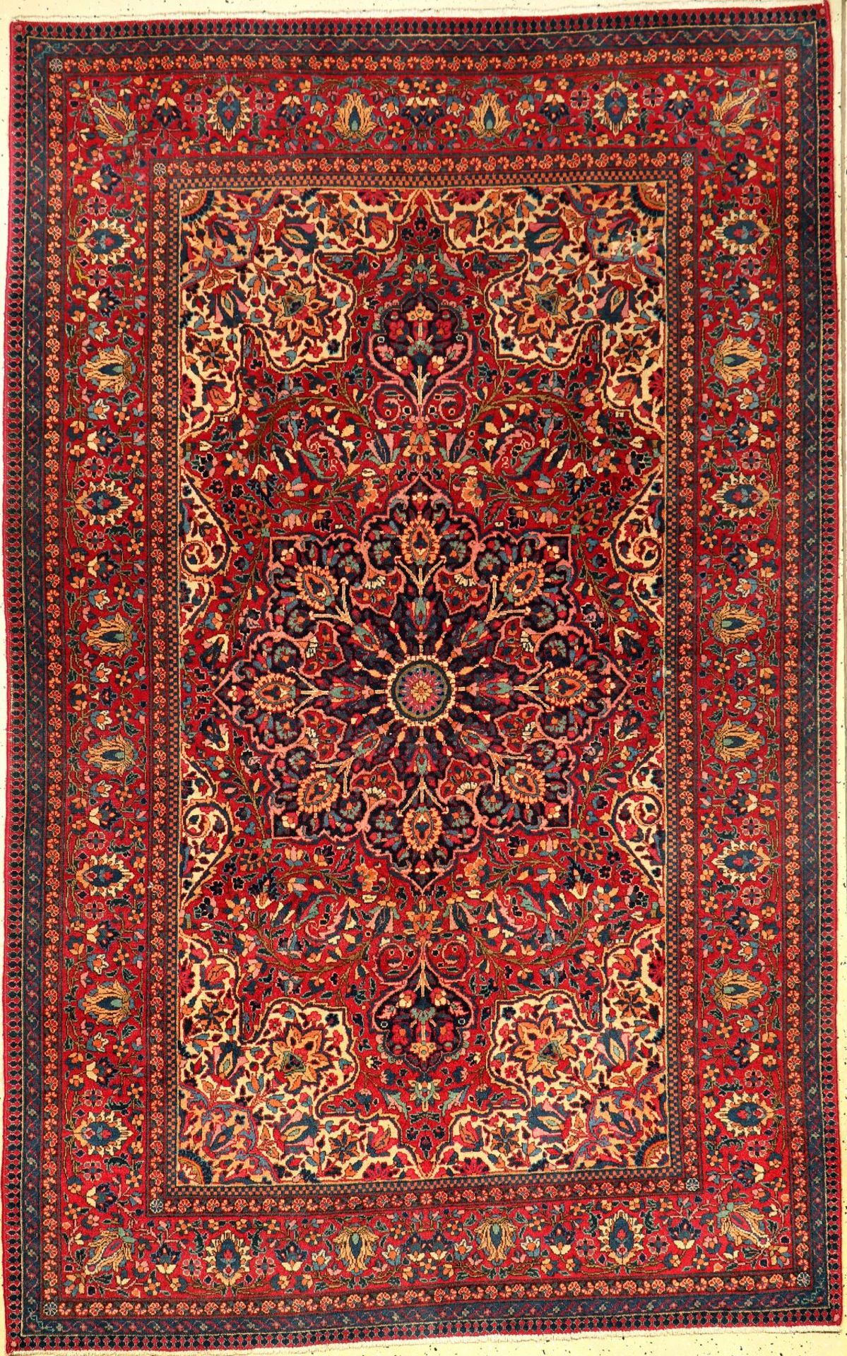 Mesched alt, Persien, um 1930, Wolle auf Baumwolle, ca. 228 x 144 cm, EHZ: 2-3Mesched rug old,