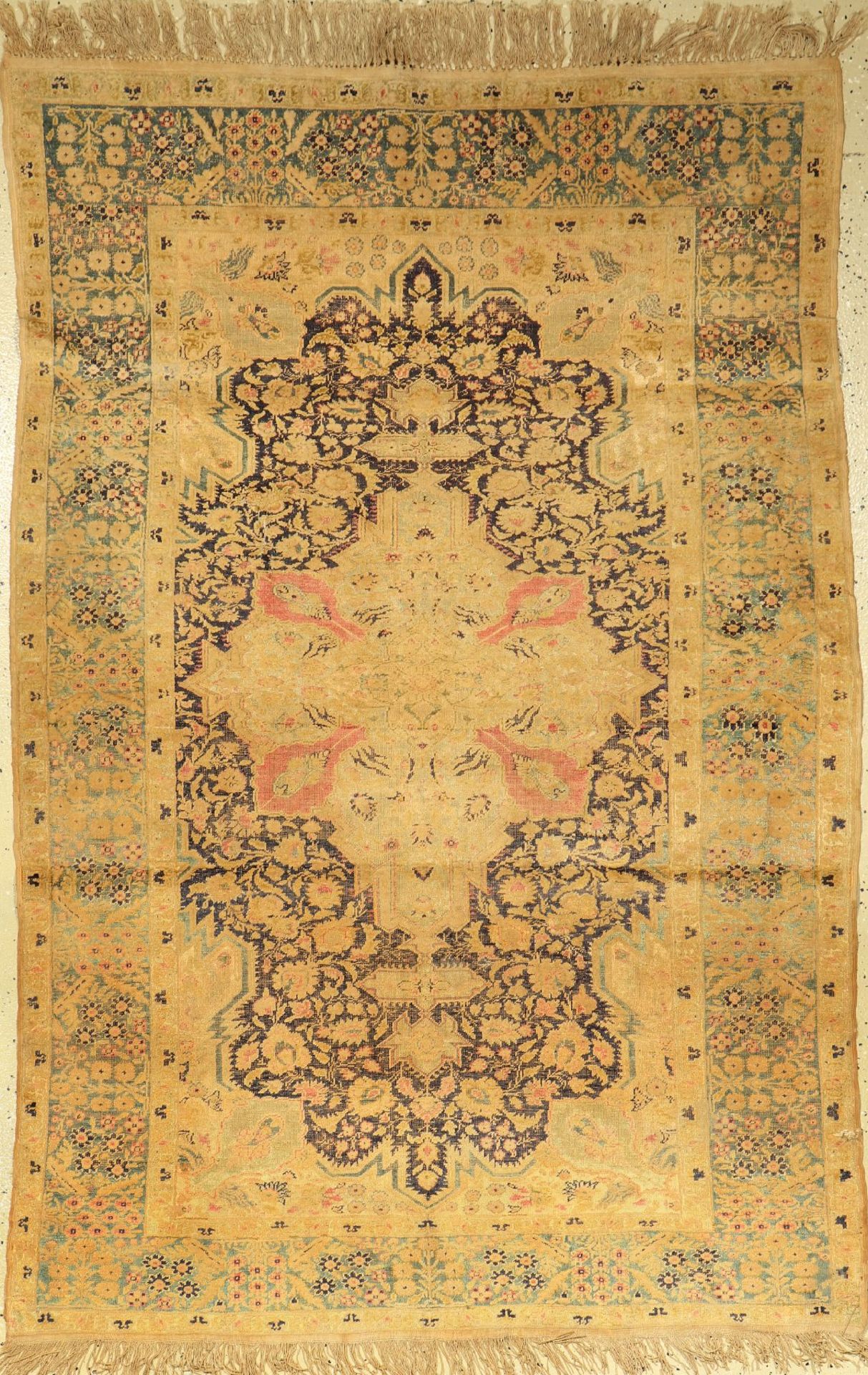 Kaisery "Flosh" antik, Türkei, um 1890, Flosh, ca. 180 x 120 cm, EHZ: 5 Risse, LöcherKaisery "Flosh"